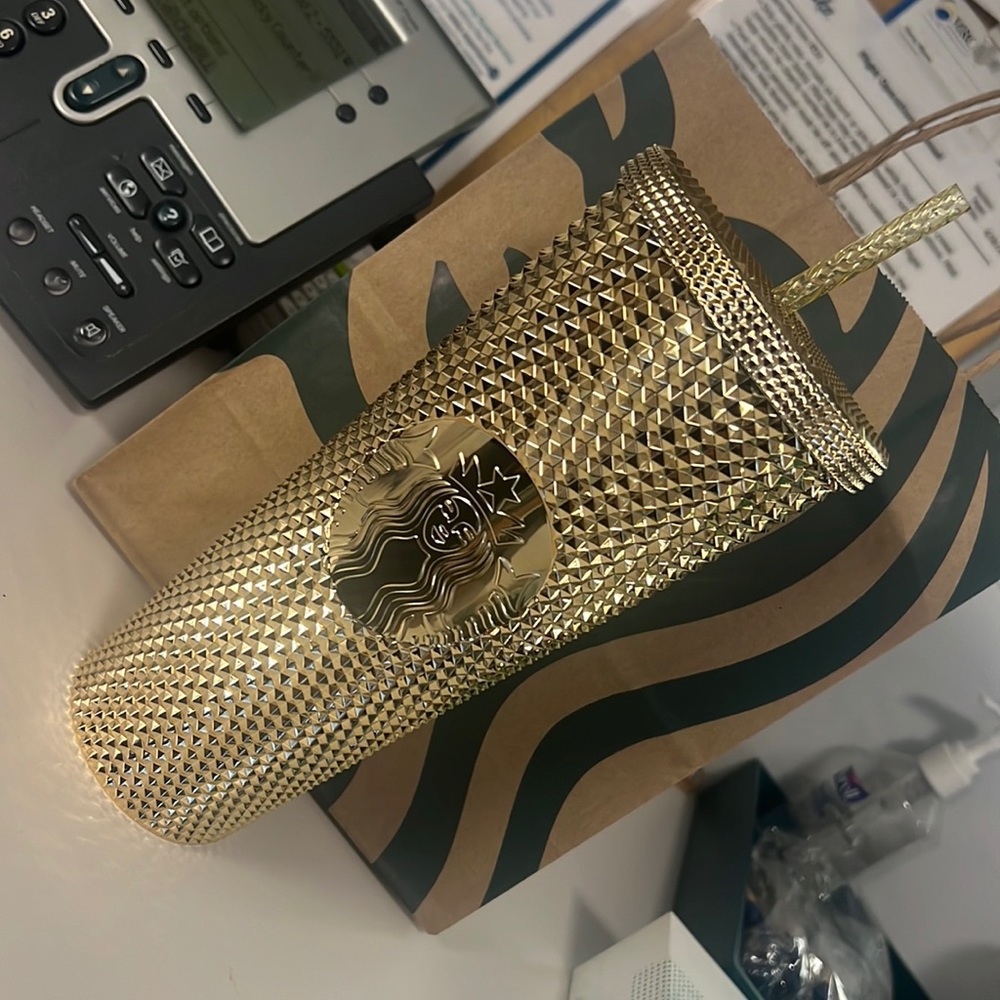 Starbucks Winter Collection Gold
